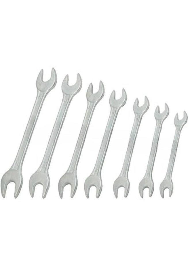 PERFECT TECH 8 Ps Spanner Set | DEP-08 Double Ended Spanner Set | Steel Double Open-End Spanner Set | Anti-Slip | Combination Spanner Set - 8 Pieces - Image 2